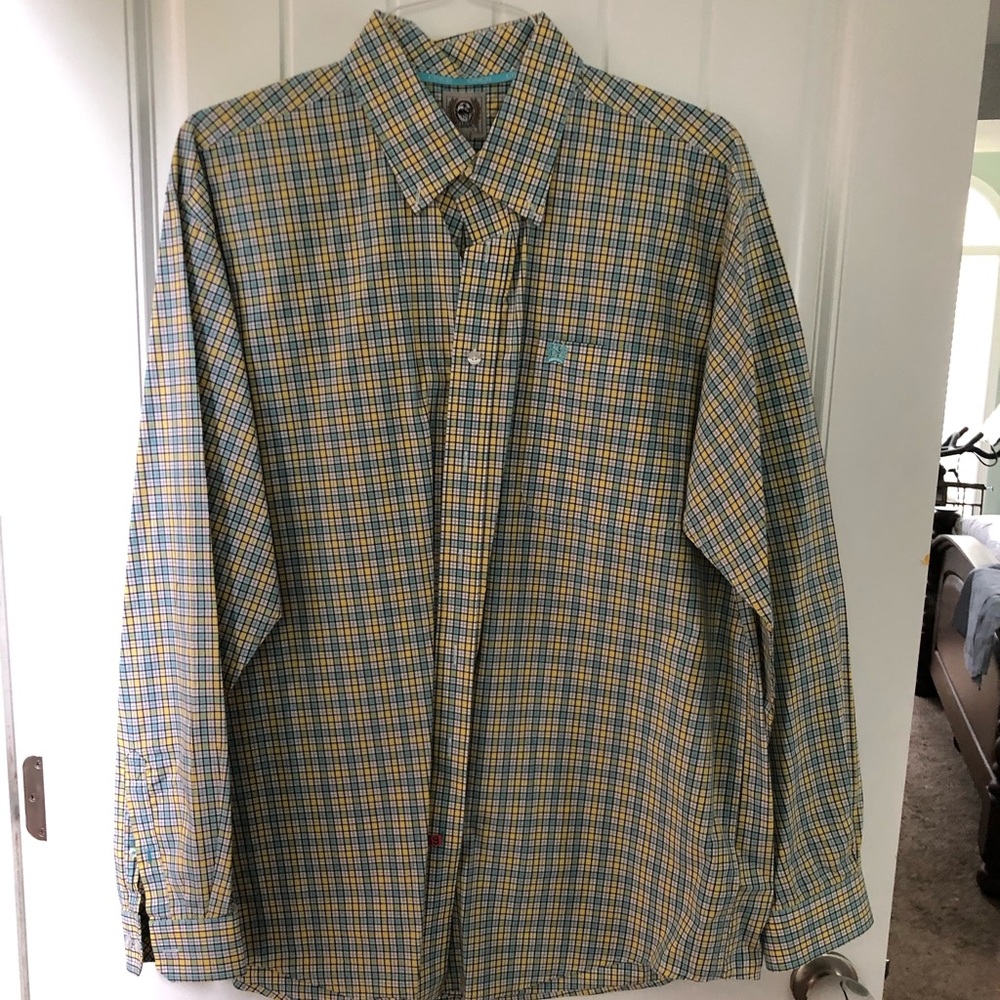 Long sleeve Cinch shirt size Large